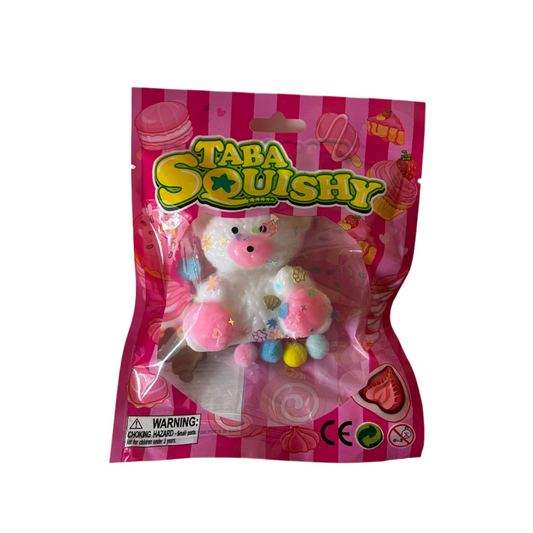 Pink/White Taba Teddy Bear
