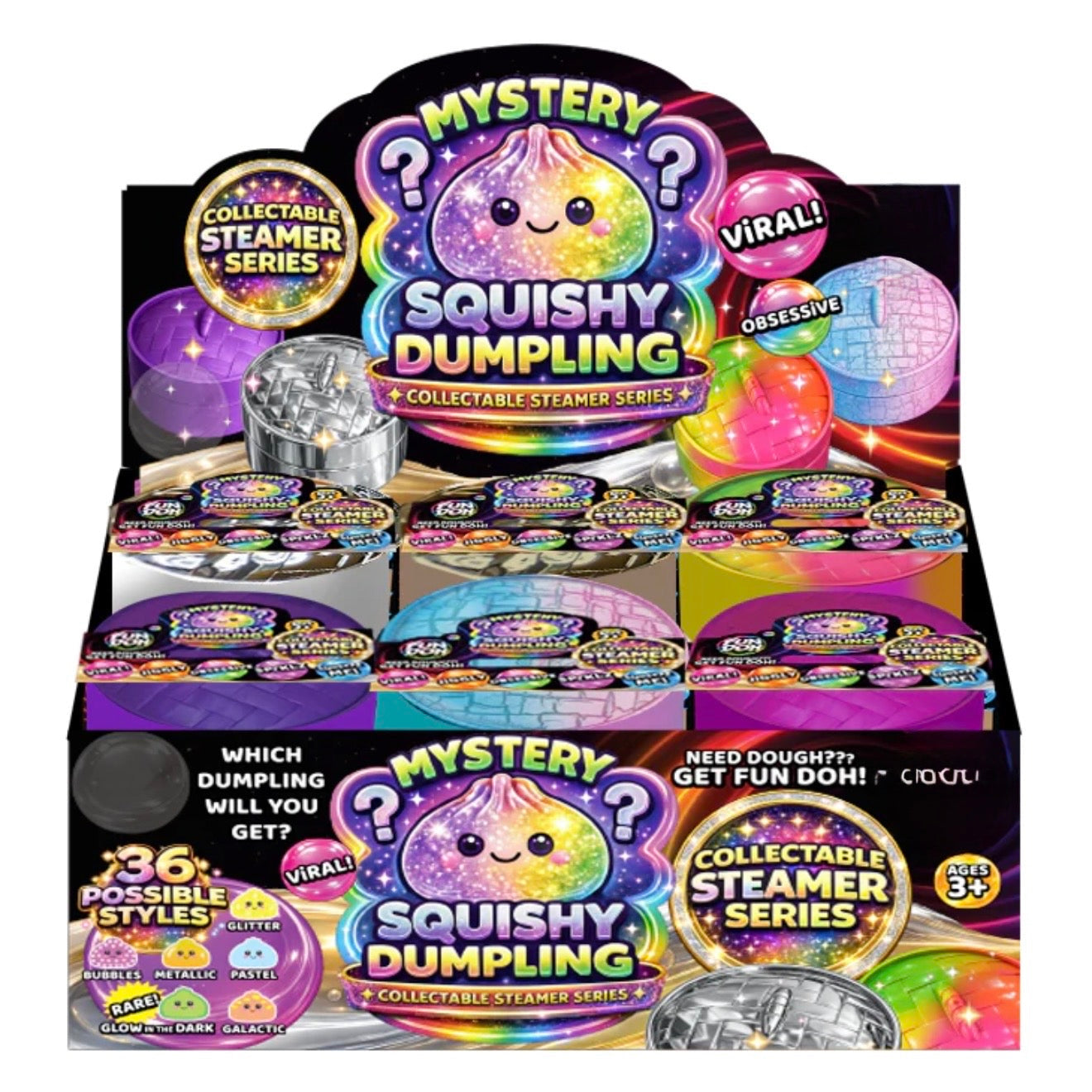 (PRE ORDER) Viral Fancy Dumpling Squishy / COLLECTABLE STEAMER EDITION