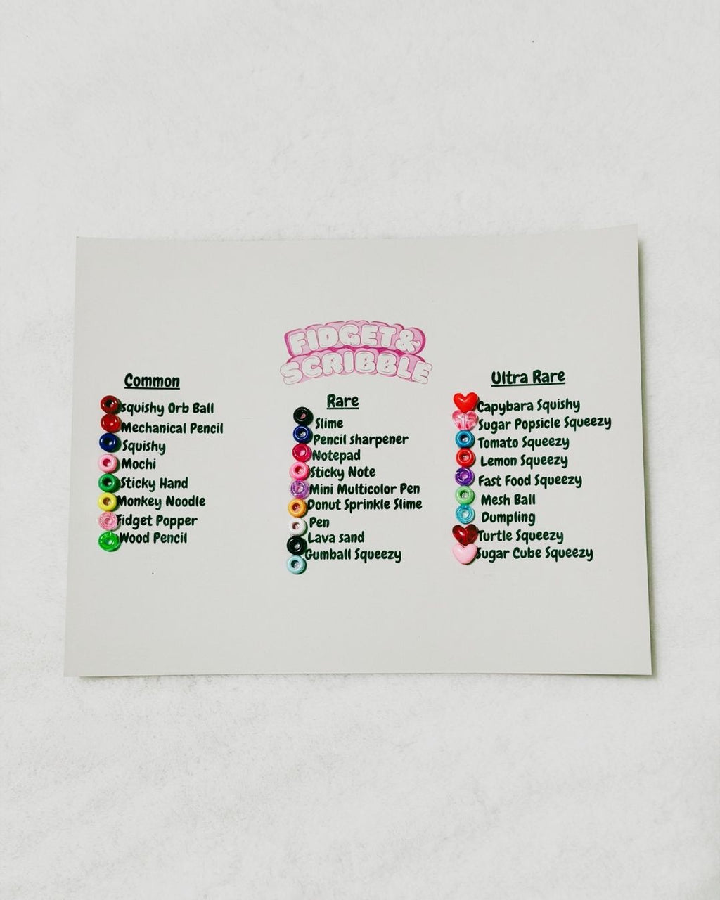 Fidget & Stationary Mystery Scoops