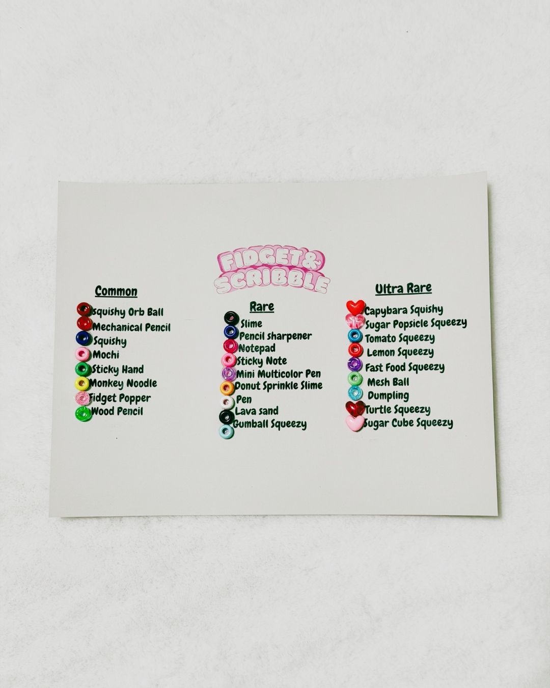 Fidget & Stationary Mystery Scoops