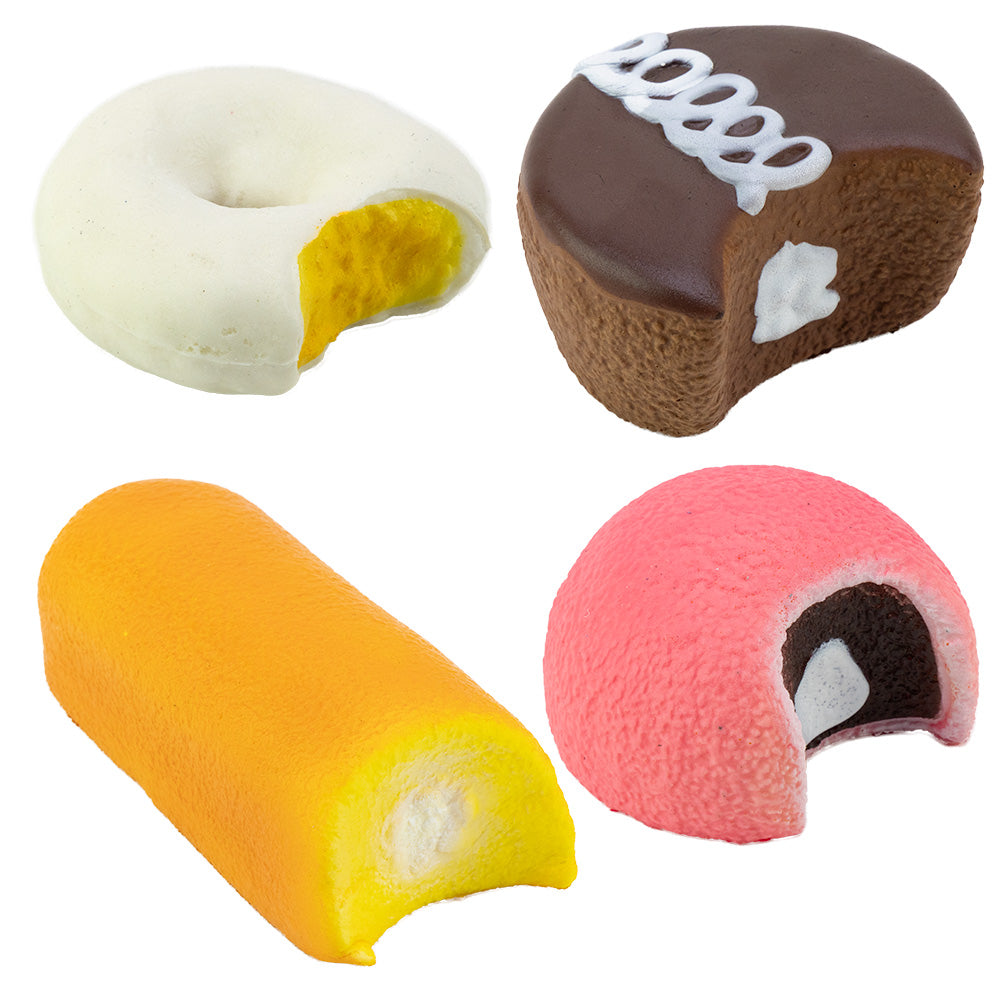 Hostess Snack 4pc Squishy (4in)