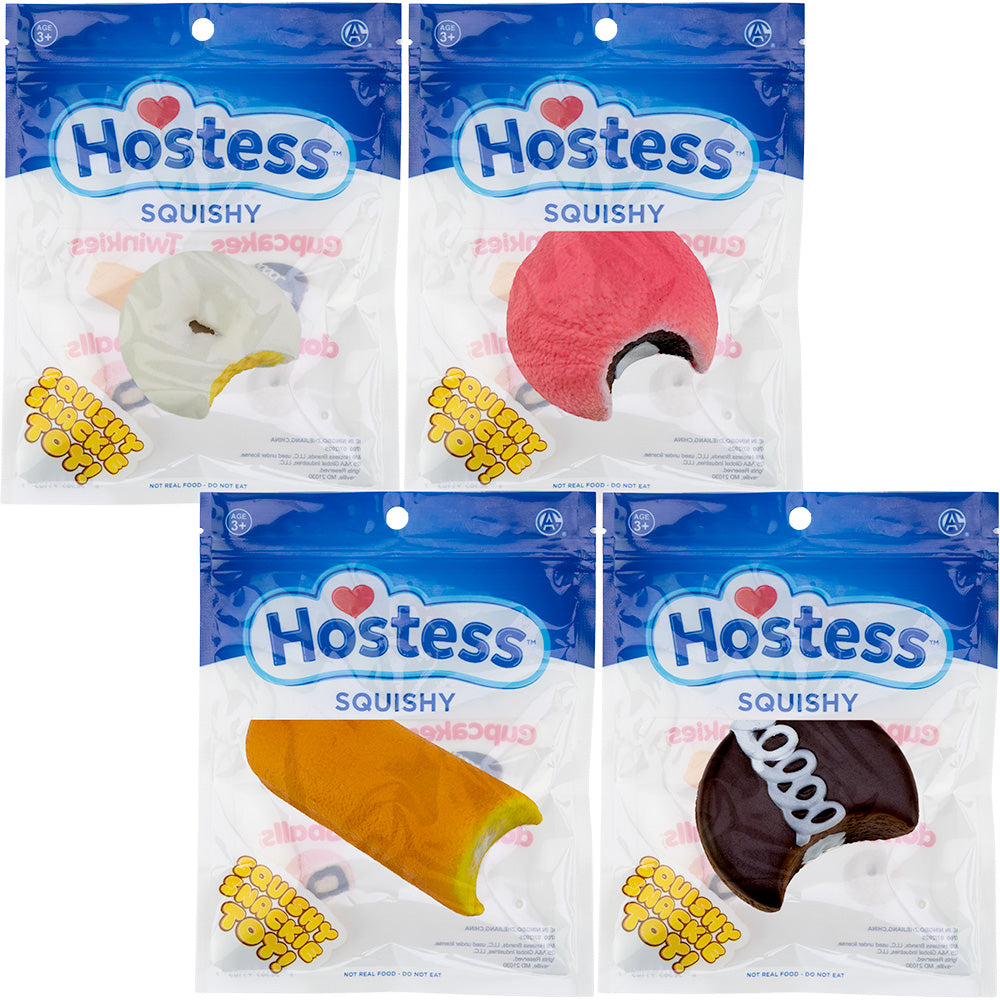 Hostess Snack 4pc Squishy (4in)